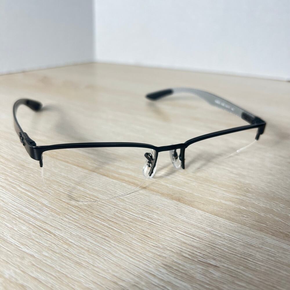 Ray-Ban RB8412 2503 Eyeglasses Black Brown Carbon Fiber Frames Only 54-17-145